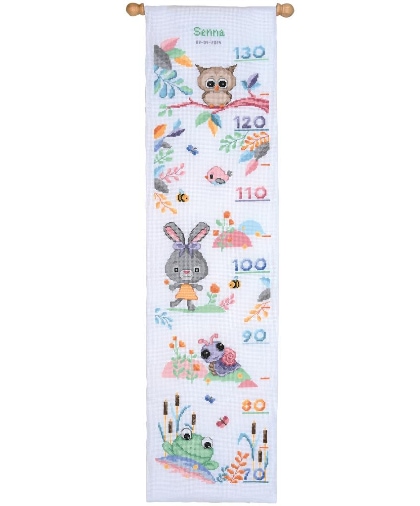 Height Chart - Animals in the forest