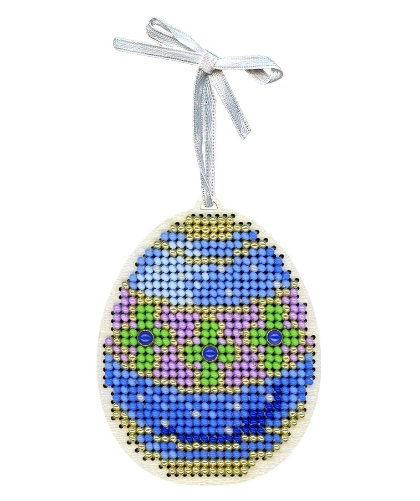 Blue and Gold Egg