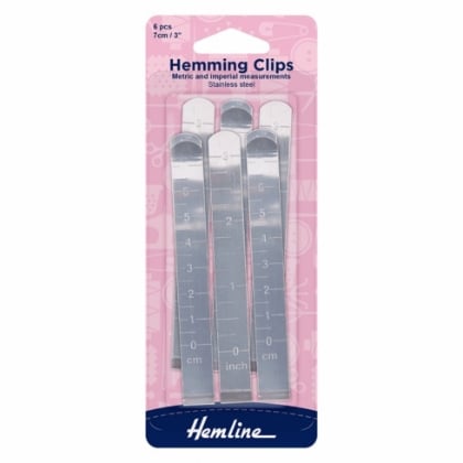 Metal Hemming Clips (6 pcs)