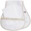 Shoulder Burping cloth - Little hearts - Dove-grey