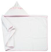 Triangle Blue Bathrobe - Little Hearts - Pink