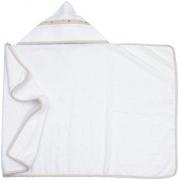 Triangle Blue Bathrobe - Little Hearts - Dove-grey