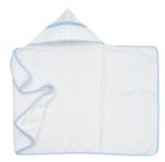 Triangle Blue Bathrobe - Little Hearts - Blue sky