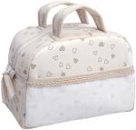 Vanity case - Little Hearts - Dove-grey