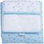 Portable changing mat - Little Hearts - Blue sky