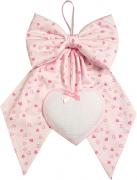 Birth Ribbon with Heart - Little Hearts - Pink