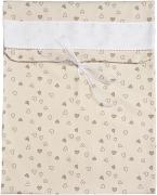 Layette organizer bag - Little Hearts - Dove-grey
