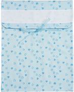 Layette organizer bag - Little Hearts - Blue sky