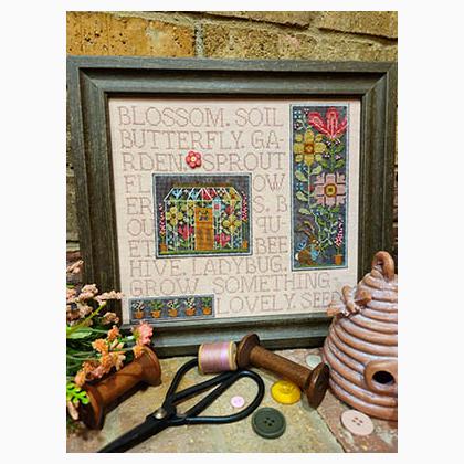 Mixed Media Needleart - FlowerGarden