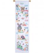 Height Chart - Animals in the forest