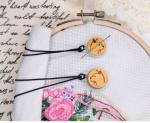 Wooden Keepers for Cross Stitch - Cats
