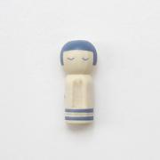 Kokeshi Needle Minder - Blue