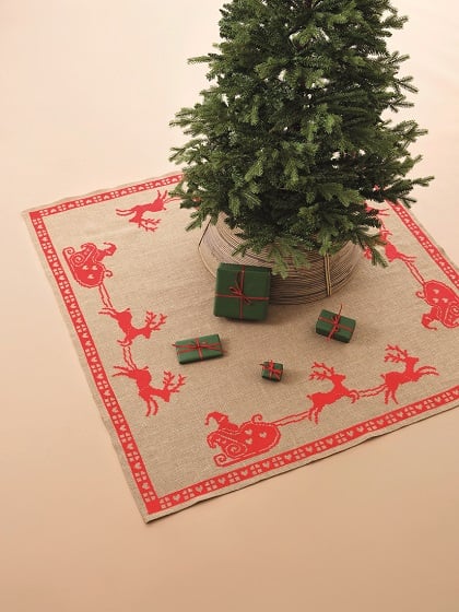 Red sleigh