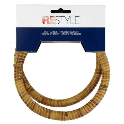 Restyle Round Rattan Bag Handles 14cm