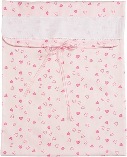 Layette organizer bag - Little Hearts - Pink