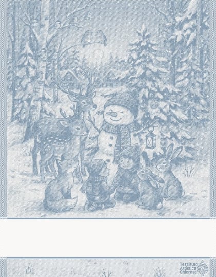 Kitchen towel - Armonia - Ice Lurex