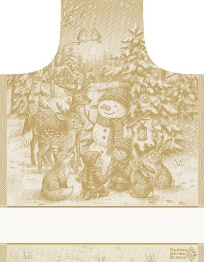 Apron Armonia Lurex - Gold