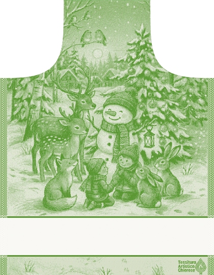 Apron Armonia Lurex - Green
