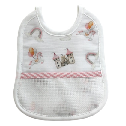Terrycloth Bib - Favole- Pink