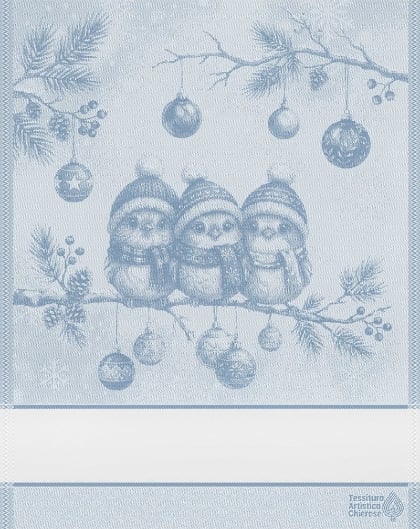 Kitchen towel - Cinguettio - Ice Lurex