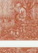 Kitchen towel - Tesori del Bosco - Copper