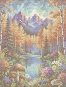 Kitchen towel - Fairytale - Multicolor - NO Aida