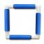 Embroidery Snap Frame 21x21 - Blue