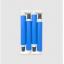 Embroidery Snap Frame 21x21 - Blue