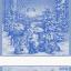 Kitchen towel - Armonia - Blue Lurex