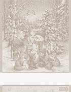 Kitchen towel - Armonia - Ecru Lurex