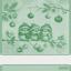 Kitchen towel - Cinguettio - Green Lurex