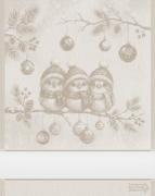 Kitchen towel - Cinguettio - Ecru Lurex