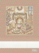 Kitchen towel - Focolare - Scottish Red