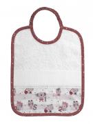 Terrycloth Bib - Animals and numbers