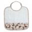 Terrycloth Bib - Little girls with umbrellas