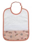 Terrycloth Bib - Sun, rainbows and butterflies