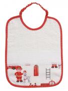 Terrycloth Bib - Firefighters and Dalmatians