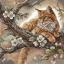 Cat on the Apple Tree