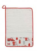 Sponge Towel - Firefighters and Dalmatians