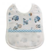 Terrycloth Bib - Favole- Blue