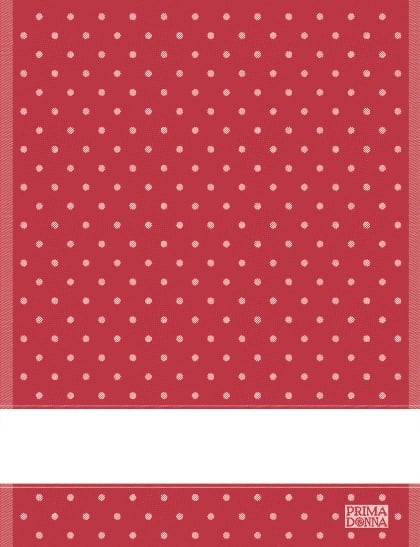 Kitchen towel - Pois - Red