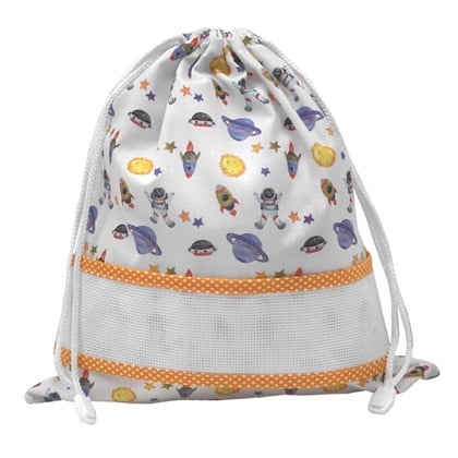 Organizer little bag - Missiles, planets and astronauts