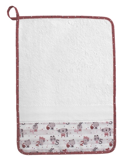 Sponge Towel - Animals and numbers
