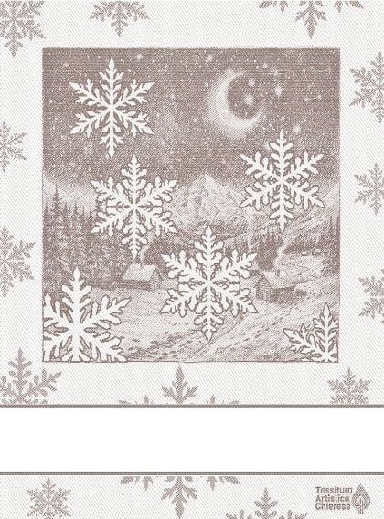 Kitchen towel - Silenzio - Ecru