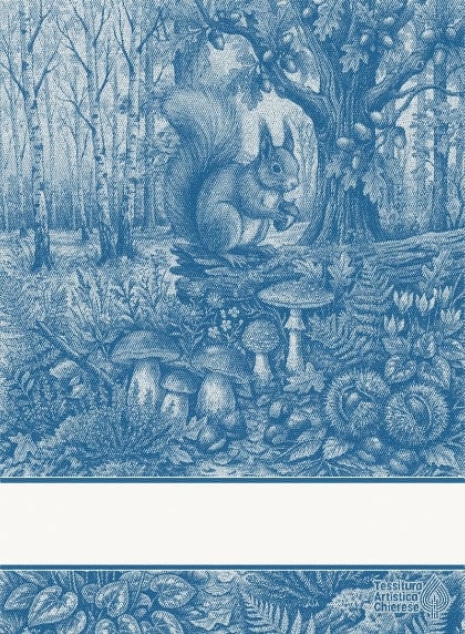 Kitchen towel - Tesori del Bosco - Light Blue