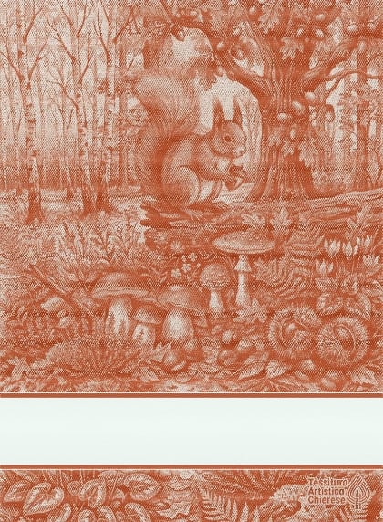 Kitchen towel - Tesori del Bosco - Copper
