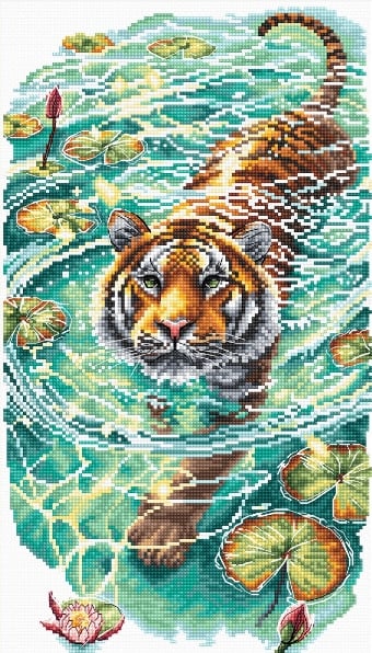 Tiger in the Lake