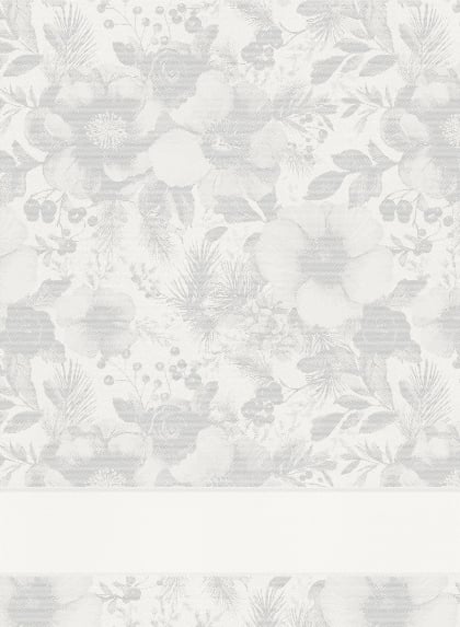 Kitchen towel - Winterflora - Silver Lurex