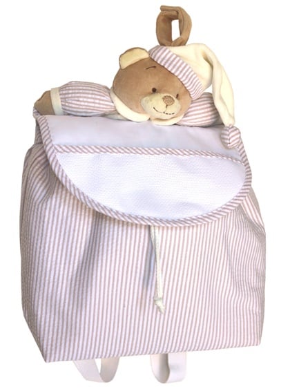 Stitchable backpack - Bear - Cream