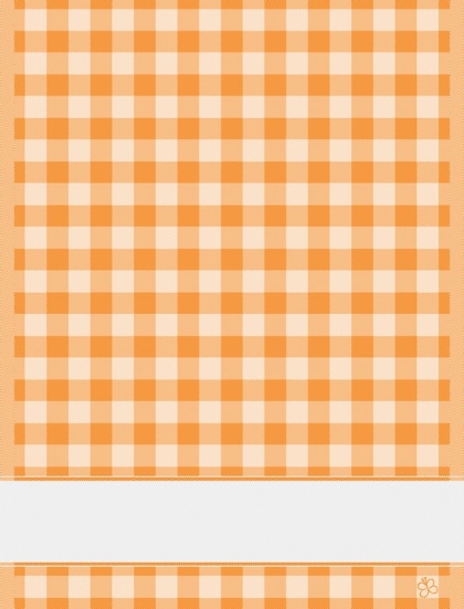 Kitchen towel - Pic-Nic - Orange
